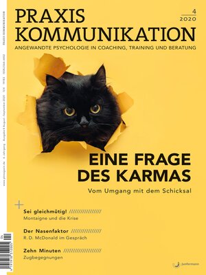 cover image of Praxis Kommunikation 4/2020